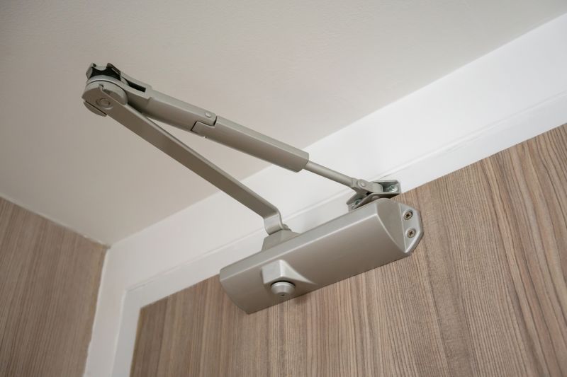 Close-up of Door Closer Mechanism