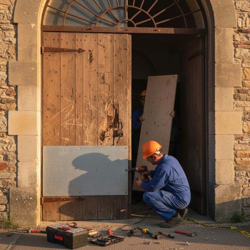 Wood Door Repair in Conroe, TX
